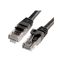 0.5 Metre 50 Cm Cat6 Kablo - 23 Awg - Siyah