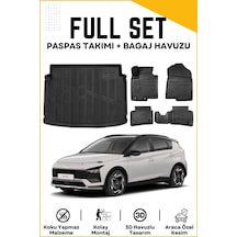 Hyundai Bayon 2024 Model Birebir Uyumlu Bagaj Havuzu+paspas Seti
