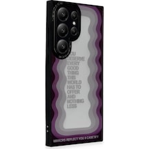 Samsung Uyumlu Galaxy S23 Ultra Kılıf Mirror Desenli Kapak Desen 5