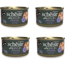 Schesir After Dark Parça Etli Tavuklu Ve Ördekli Konserve 80 Gr. X 4 Adet