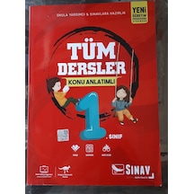 1.sınıf Tüm dersler Konu Anlatımlı Sorulu 2021 Yılı Basım Sınav
