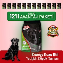 Kuzu Etli Yetişkin Köpek Maması - 12 Adet