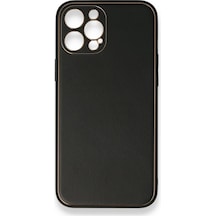Nettech Apple Uyumlu iPhone 13 Pro Max Coco Leather Seri Arka Koruma Kılıf - Turkuaz Turkuaz