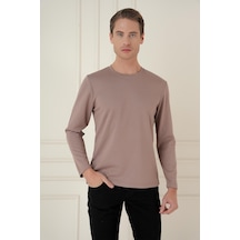 Efor Comfort Fit Bisiklet Yaka Uzun Kol Casual Vizon Tişört Ts 892 Vizon Efor Comfort Fit Bisiklet Yaka Uzun Kol Casual Vizon Tişört Ts 892 Vizon