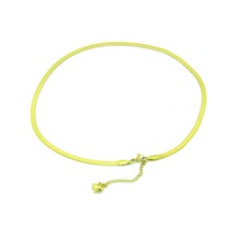 Laria Jewelry İtalyan Balık Sırtı Zincir Kolye 14 Ayar Altın Kaplama Altın