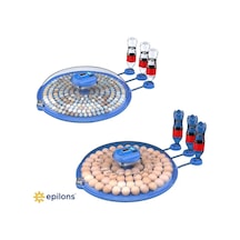 80/240 Kapasiteli Çift Viyollü Kuluçka Makinesi Kaz Ördek Tavuk Bıldırcın Kuşlar İçin