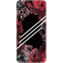 Vivo Y53S Kılıf Silikon Desen Flowers Line 1732