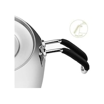 Nehir Modern Midi Orta Boy 1-2 Lt. Paslanmaz Çelik Çaydanlık Takımı