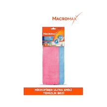 Mikrofiber Ultra Emici Temizlik Bezi 2'li Paket 30x29cm, Işıltılı Ve Pürüzsüz Temizlik Renkli