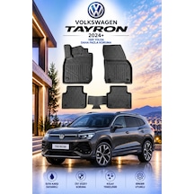 Volkswagen Tayron 2024+ Aracınıza Özel Üretim Havuzlu Paspas Takımı A+ -mod-