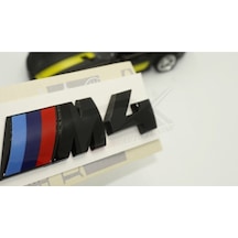 Bmw M4 Bagaj Parlak Siyah Abs 3m 3d Yazı Logo Ürün Uyumlu