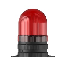 Mesan Ø70 300 Seri Sabit Ampul Taban Montaj Kırmızı 220Vac Ms 300.1.220Vac