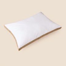 Soft Dar Dokumalı Mikrojel Yastık - Beyaz - 45x65 Cm Çok Renkli