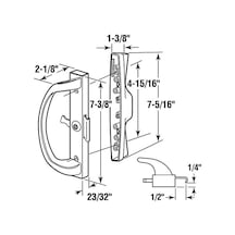 Ürünler C 1263 Kelepçe Tip Kapı Motoru, Kısılma, Beyaz