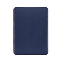 Laptop Kılıfı 15 İnç Macbook Air 15" M3 Pro/max 2024 A3114 & M2 2023 A2941 İle Tam Uyumlu, Suni Deri Kılıf Kılıf, Gece Mavisi Belirtilmemiş