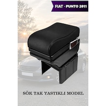 Fiat Punto 2011 Uyumlu Kol Dayama Siyah Renk Bardaklıklı Küllüklü Lüks Tip