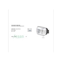 Kabin Lambası Massey Yan Ayk Sol Mini Noktalı Cam