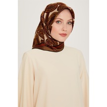 Armine Etnik Desenli Sura Saf İpek Eşarp 9208d 05 Çok Renkli