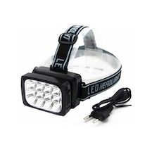 12 Ledli Güçlü Şarjlı Kafa Lambası 064 Çok Renkli