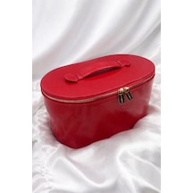 Kiko Milano Red Essential Bag Parlak Kırmızı Makyaj Çantası