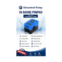 Sincontroller Yeni Nesil Su Motoru Su Pompası 18m