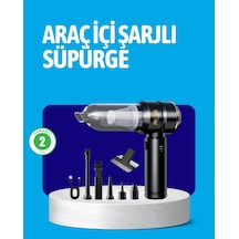 Northcity Hepa Filtreli Sessiz Kablosuz Mini Süpürge - 15.000 Pa Gücü Ve Pratik Temizlik