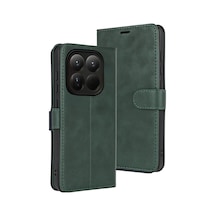 Mi 15t Trend S Plus Kapaklı Kılıf - Yeşil Bz8683140919535