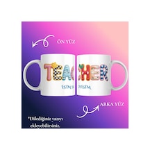 Kişiye Özel Öğretmene Özel Kupa Bardak Yeni Tasarım Öğretmen Temalı Öğretmen-1 Öğretmen-1