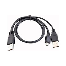 Usb Y 3 Giriş Mini 5 Pin Harddisk Kablosu Diğer