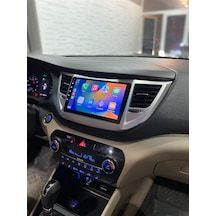 Hyundaı Tucson 2014-17 9" Uyumlu Androıd Multimedya Gerçek 2/32 Kablosuz Carplay Geri Görüş Kameralı 9"