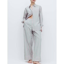 Marks & Spencer Poplin Pijama Altı Pembe