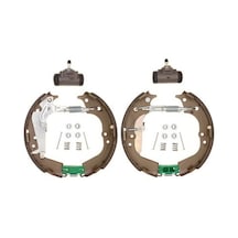Arka Kampana Pabuç Balata Seti Toyota Hıace 2.4l Lh112 Lh114 89-04 Balata Fren Silindirleri Montaj Parçaları 0449526190-4755030100-4706135020