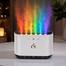 Efektli Hava Nemlendirici Ve Aromaterapi Difüzörü 900 Ml Büyük Kapasite, Rgb Led Işık, 6 Çıkışlı Güçlü Püskürtme