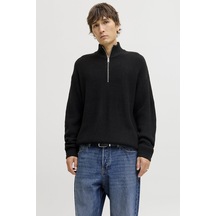 Jack & Jones Jack&jones Erkek Triko 12278959 Black Siyah