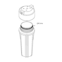 Puremax Su Arıtma Cihazları Için 10" 1/4 Girişli Mat Housing Filtre Kabı