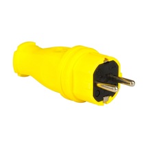 Tp Electric 3101-301-0700 Vidalı Bağlantı 16a Kauçuk Düz Fiş Sarı
