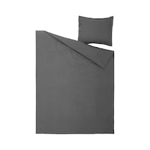 Ikea Hampflockel Tek Kişilik Nevresim Takımı 150 X 200 Cm Siyah Gri
