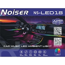 Noiser X-led18 App Kontrollü Rgb Araç Içi Ambians Led