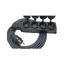 Bemis 4'lü Kauçuklu Priz 3x1.5mm Uzatma 8 MT
