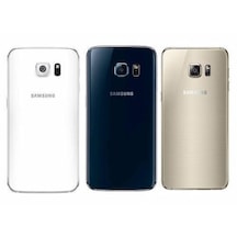 Senalstore Samsung S6 G920 Arka Pil Batarya Kapak Cam - Gold