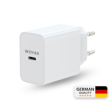 Woyax Pd Hızlı Şarj Adaptörü 45w Android / Apple Uyumlu iPhone / Tablet ' Beyaz