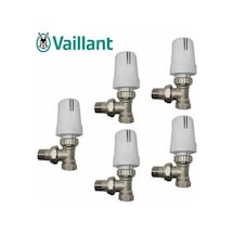 Vaillant Köşe Termostatik Radyatör Vanası 1/2" (5'Li Paket)