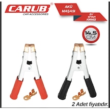 Carub Akü Maşası Kırmızı Siyah 2 Li