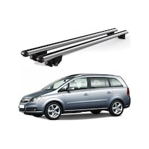 Kanca Opel Zafira Kombi 2005-2007 Uyumlu Gri Kilitli Ara Atkı 120cm Port Bagaj Tavan Barı