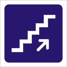 Merdiven Yukarı Ok Levhası