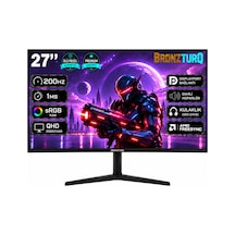 Bronzturq 27" 200hz 1 Ms Dp + Hdmı Qhd 2560x1440 Monitör Btq270qhd165-aa