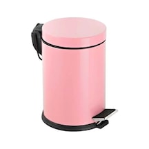 5 Lt Pedallı Çöp Kovası Pembe 1 Adet Pembe