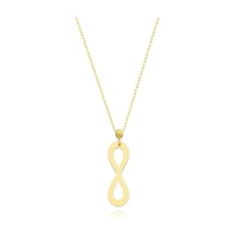 14k Altın Dorikalı Sonsuzluk Kolye 4n37010 Sarı