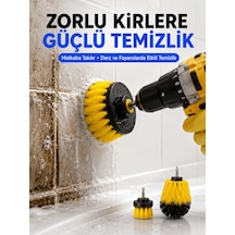 3 Parça Matkap Ucu Temizlik Fırçası Dayanıklı Naylon Kıllı Belirtilmemis