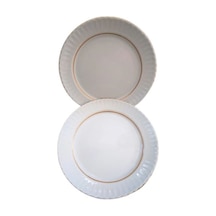Kütahya 25 Cm Yaldızlı Sevis Tabağı 6lı